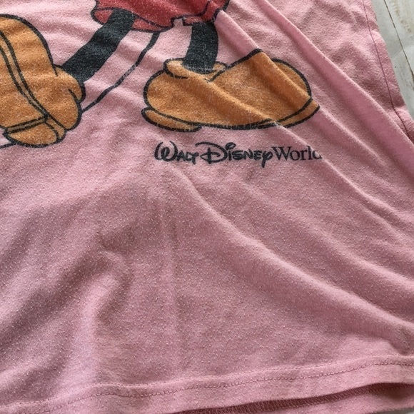 Mickey Mouse pink tee size small - Picture 3 of 7